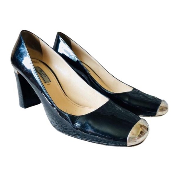 steel toe cap high heels